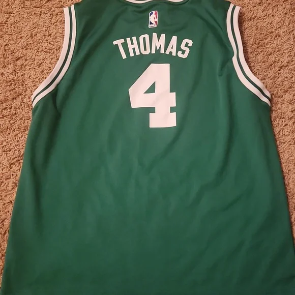 Adidas Green Boston Jersey Number 4 Thomas Size XL - Picture 5 of 6